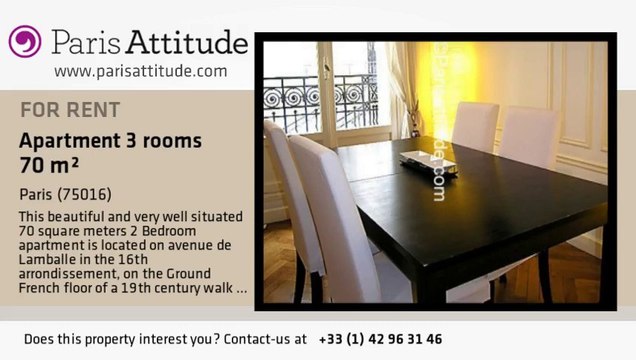 2 Bedroom Apartment for rent - La Muette, Paris - Ref. 3663