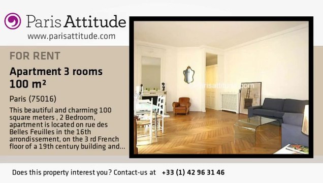 2 Bedroom Apartment for rent - Victor Hugo, Paris - Ref. 7157