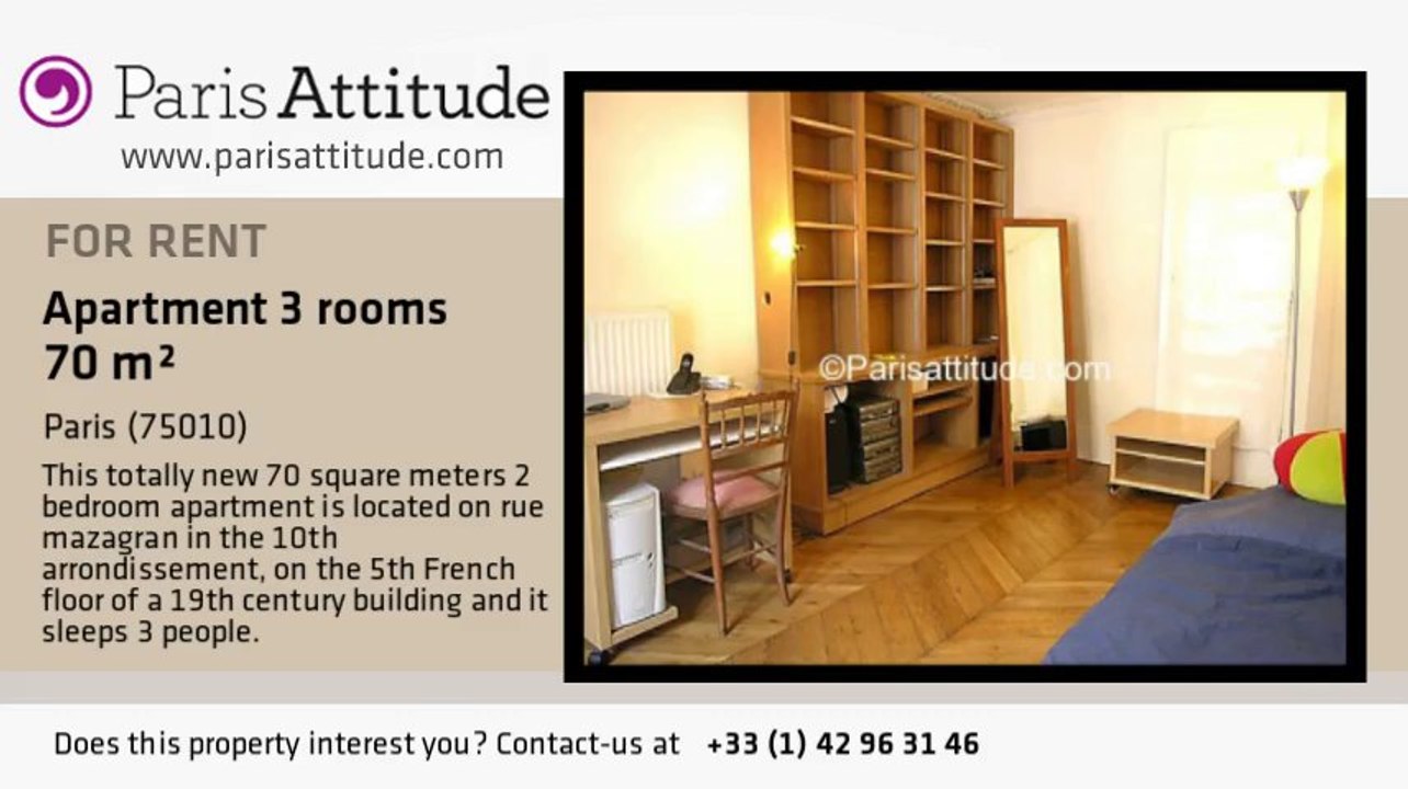 2 Bedroom Apartment for rent - Grands Boulevards/Bonne Nouvelle, Paris - Ref. 711