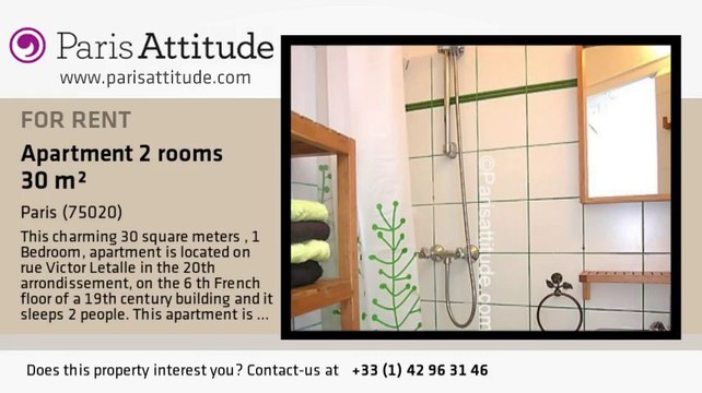 1 Bedroom Apartment for rent - Ménilmontant, Paris - Ref. 4901