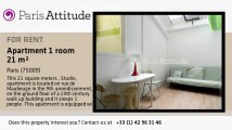 Studio Apartment for rent - Poissonnière, Paris - Ref. 8788