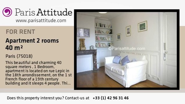 1 Bedroom Apartment for rent - Montmartre, Paris - Ref. 5819