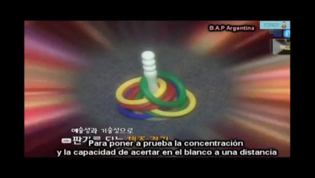 [ESP] [120723] B.A.P en Mnet Wide News Idol Athletics (Cut)