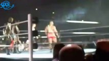 Roman Reigns Falls During The Shield WWE Dublin Entrance