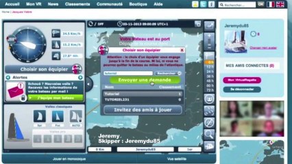 Virtual Regatta News Jacques Vabre n°7 -  9 novembre 2013