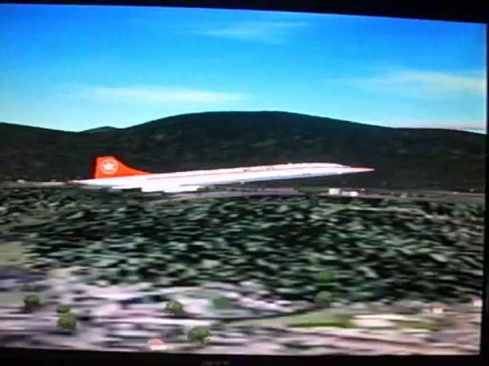 CONCORDE AIR CANADA decollage de ST DENIS de la reunion