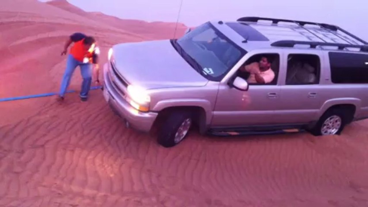 rescue from desert