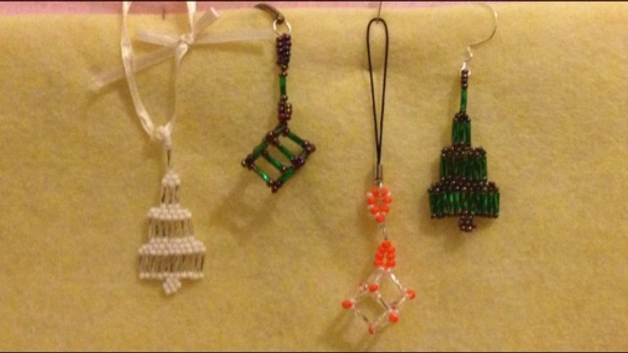 Cube tutorial, bookmark, phone charm, christmas decoration.