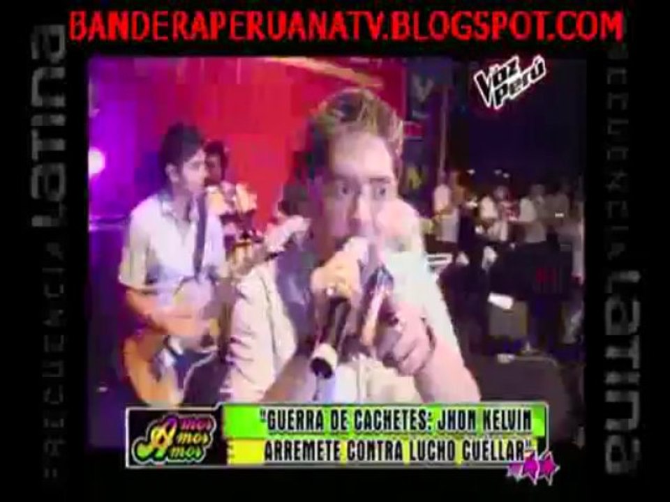 AMOR AMOR AMOR 11-11-2013 : Guerra de Cachetes_ Jhon Kelvin arremetió contra Lucho Cuéllar