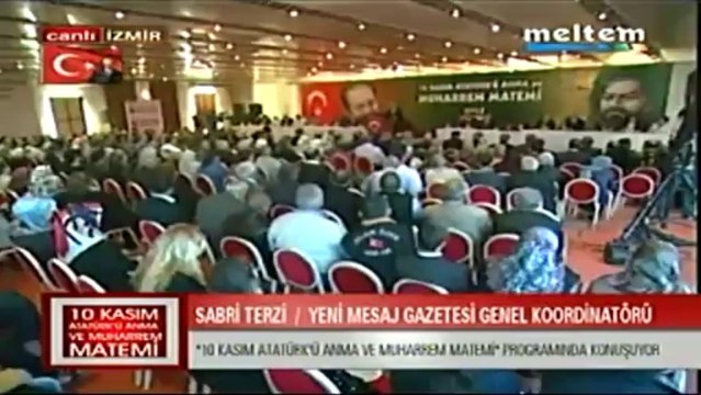 10 Kasım Atatürk'ü Anna ve Muharrem Matemi Sabri Terzi Yeni Mesaj Gaztesi Genel Yönetmeni 10,11,2013