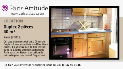 Duplex 1 Chambre à louer - Daumesnil, Paris - Ref. 429