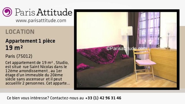Appartement Studio à louer - Ledru-Rollin, Paris - Ref. 7028