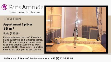 Appartement 1 Chambre à louer - Canal de l'Ourcq, Paris - Ref. 1663