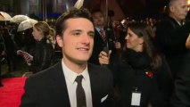 Hunger Games: Catching Fire world premiere- Josh on kissing