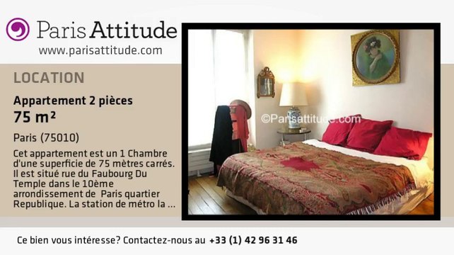 Appartement 1 Chambre à louer - Belleville, Paris - Ref. 3197