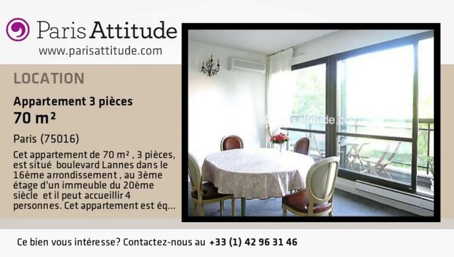 Appartement 2 Chambres à louer - Rue de la Pompe, Paris - Ref. 2451
