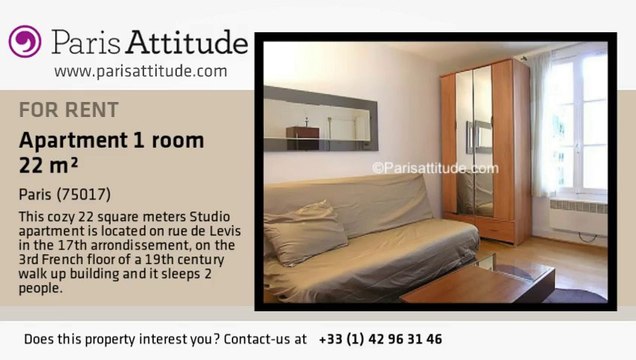 Studio Apartment for rent - Batignolles, Paris - Ref. 4991