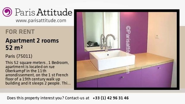 1 Bedroom Loft for rent - Ménilmontant, Paris - Ref. 3702