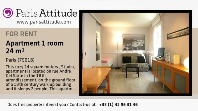 Studio Apartment for rent - Sacré Cœur, Paris - Ref. 7123