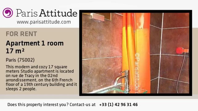 Studio Apartment for rent - Strasbourg St Denis, Paris - Ref. 5045