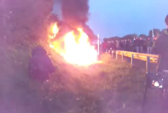 Jugon-les-Lacs. Le radar de la RN176 incendié par les Bonnets Rouges
