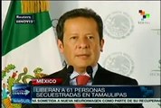 Rescatados 61 secuestrados en Tamaulipas, México