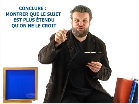 La conclusion de la dissertation et le l'explication de texte