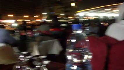 Dinner party on boat in Dubai