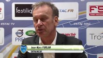 Conférence de presse ESTAC Troyes - Stade Lavallois (0-1) : Jean-Marc FURLAN (ESTAC) - Philippe  HINSCHBERGER (LAVAL) - 2013/2014