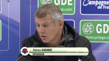 Conférence de presse SM Caen - FC Istres (4-0) : Patrice GARANDE (SMC) - José  PASQUALETTI (FCIOP) - 2013/2014