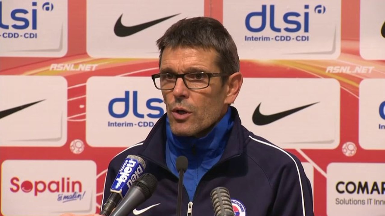 Conférence de presse AS Nancy-Lorraine - Châteauroux (2-0) : Pablo  CORREA (ASNL) - Jean-Louis GARCIA (LBC) - 2013/2014