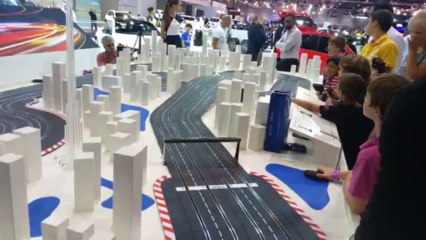 Dubai Motor Show 2013. Toy car racing