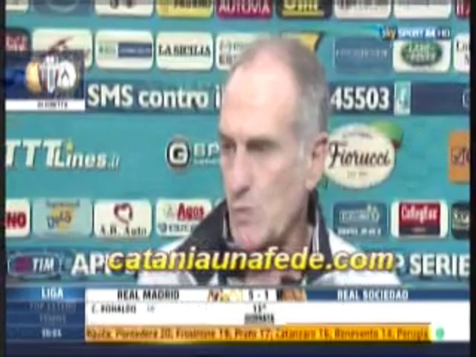 Guidoilin post Catania-Udinese a sky