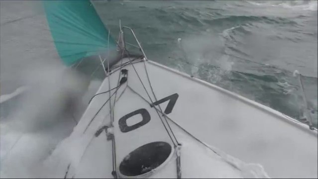 Jour 3 - Solidaires en Peloton (Class40) - Transat Jacques Vabre 2013
