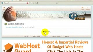 How to Create Sub Domain and manage in cpanel hosting Videos Series 14
