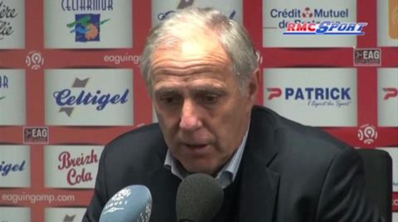 Ligue 1 / Les réactions de R. Girard et J. Gourvennec après Guingamp - Lille - 09/11