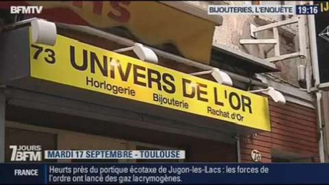 7 jours BFM: Bijouteries, l'enquête - 09/11