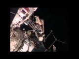 Olympic torch goes on space walk