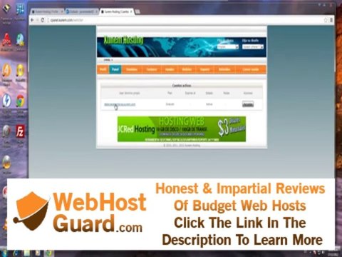 Cómo crear cuenta hosting en XUNEM e instalar joomla