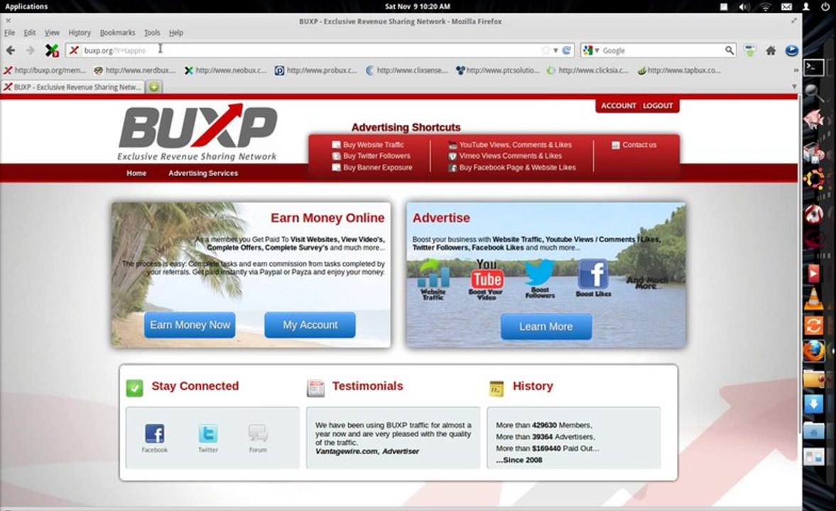 ▶ BEST TOP PTC SITES  PAYED BY PAYPAL  LATEST 2013!