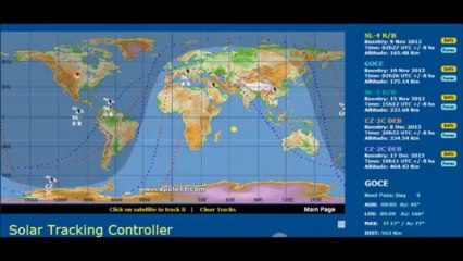 NEWS FLASH Live Re-entry Tracker GOCE satellite set to crash down to Earth in coming days. .