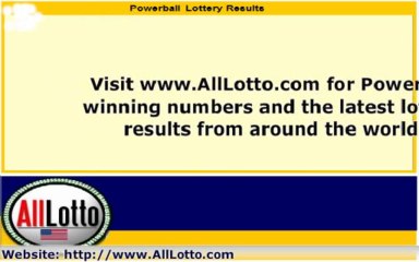 Powerball Lottery Drawing Results for November 9, 2013