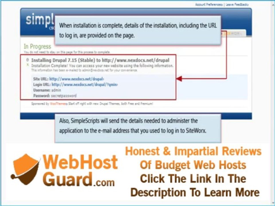 Drupal Installation on a Nexcess Hosting Account