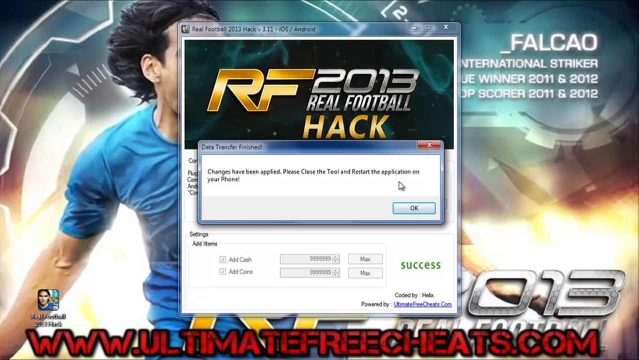 FREE Real Football 2013 Cash / Gold Hack Tool iPhone