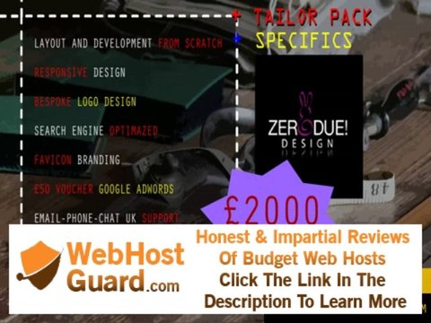 Zero Due Design | Website & Hosting Services: the TAILOR PACK
