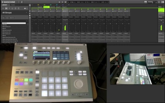 MASCHINE STUDIO SAMPLE BEAT SONG MODE USING SCENES RUNNING MASCHINE 2.0.2 UPDATE