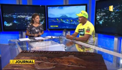 L'invité du journal  Manuterarii Hunter, l'entraineur adjoint du club Paddling Connection