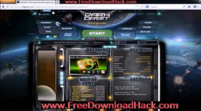 Darkorbit Uridium ¦ Hack Cheat FREE DOWNLOAD