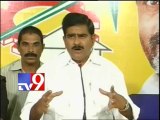 TDP leader Devineni Uma speaks to media