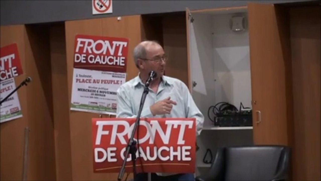 Dominique Liot, liste Place au Peuple, Toulouse 2014 (06.11.2013)